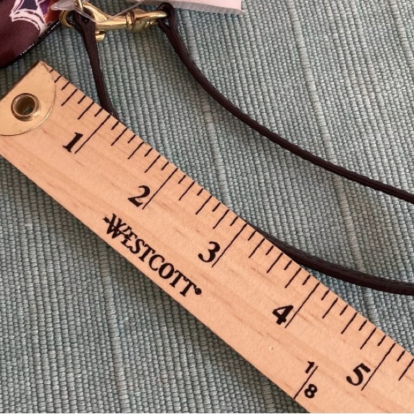 Coach Ashley Satin Scarf print C Logo, zipper closure or strap wristlet - Picture 6 of 8